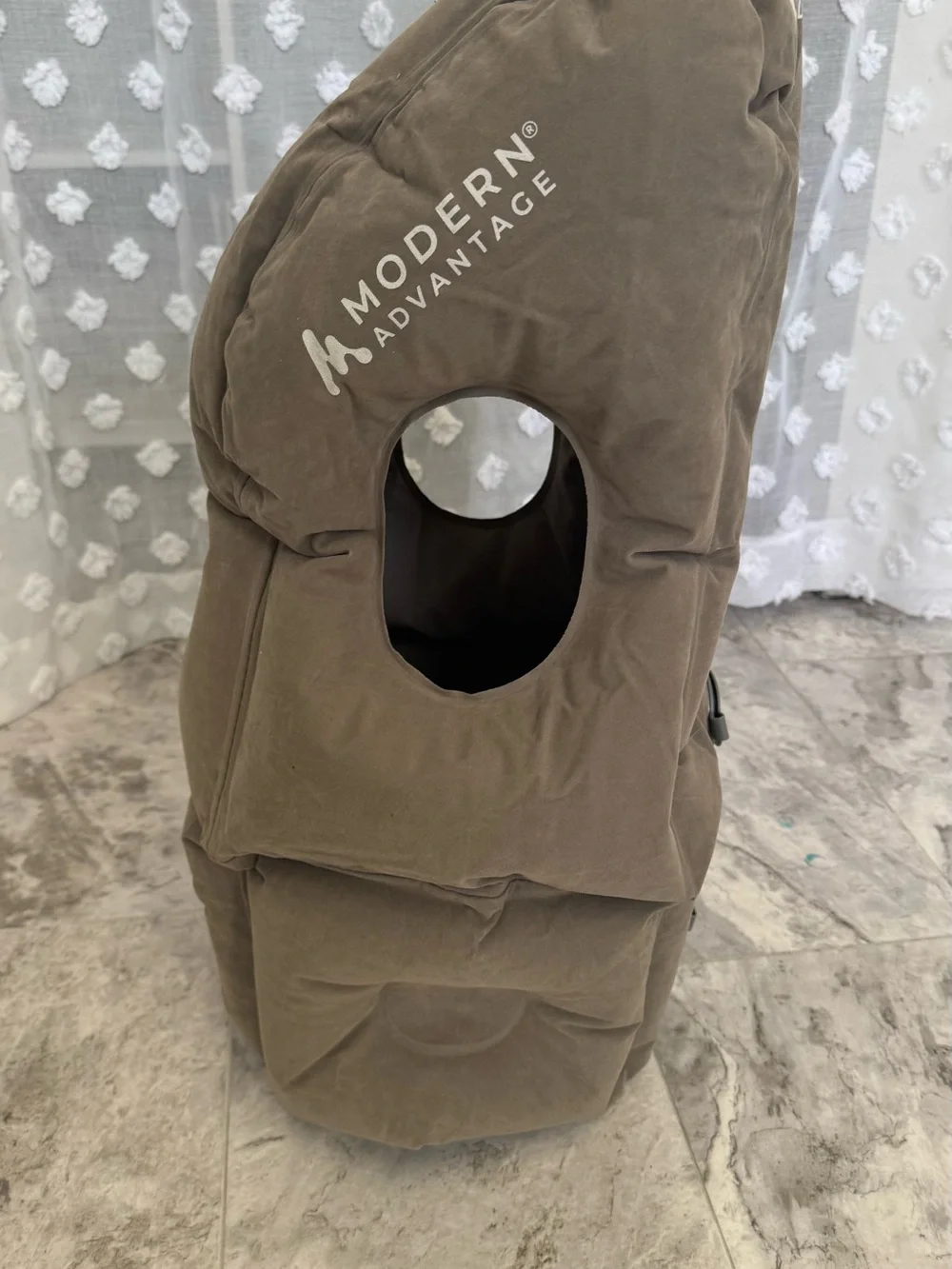 JefDiee Inflatable Travel Pillow, Airplane Neck Pillow